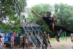 В Тбилисском районе открыли веревочный парк