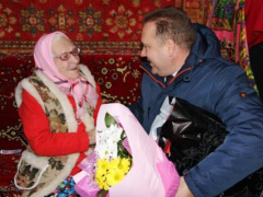 Жительница Тбилисского района исполнилось 100 лет