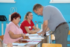 Участие в выборах принял глава Тбилисского района