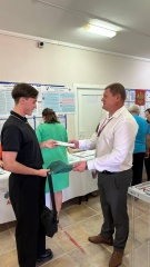 Молодежь района активно участвует в голосовании