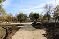 В Тбилисской продолжается реконструкция парка имени сотника Андрея Гречишкина