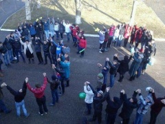 «Флэшмоб» организовали студенты училища №62