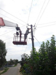 В Тбилисской по улице Астаховской установили уличное освещение
