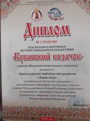 Юные таланты Тбилисского района стали дипломантами краевого фестиваля