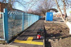 В Тбилисской на улице Толстого — новый тротуар