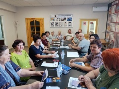 Встреча в Тбилисской районной организации Краснодарской краевой общественной организации ветеранов (пенсионеров, инвалидов) войны, труда, Вооруженных сил и правоохранительных органов