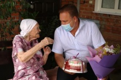 Участнице войны Марии Андреевне Рыбалкиной исполнилось 98 лет