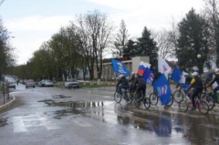 В Тбилисской прошел велопробег, посвященный Дню Победы