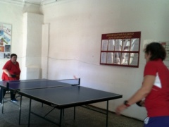 В клубе «Успех» прошли турниры по шашкам и настольному теннису