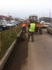 Привели в порядок центральную улицу станицы Тбилисской