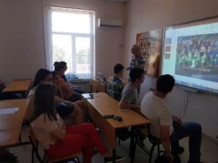 С тбилисскими студентами провели беседу о здоровом образе жизни