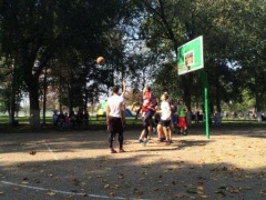 В Тбилисском районе состоялся турнир по уличному баскетболу