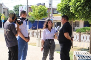 Сегодня жители Тбилисского района могут увидеть себя на экранах телевизоров!