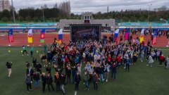 Тбилиссцы приняли участие в «Космической зарядке РФ»