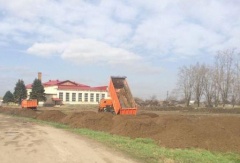 Благоустройство парка в хуторе Северокубанском