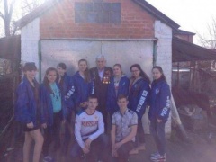 Тбилисские волонтеры поздравили ветерана ВОв с днем рождения