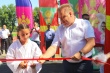 В Тбилисской прошло торжественное открытие многофункциональной спортивной площадки