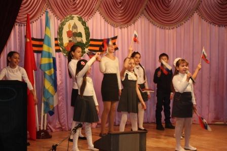 В пятой школе открыли месячник оборонно-массовой и военно-патриотической работы