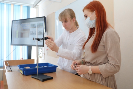 В седьмой школе станицы Тбилисской появился новый кабинет физики