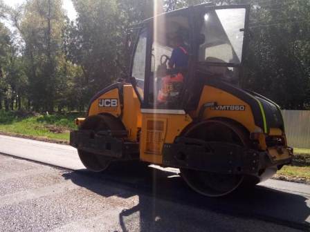 В Геймановской в рамках нацпроекта ремонтируют дорогу