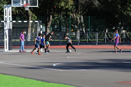 В Тбилисском районе открыли обновленный стадион «Чемпион»