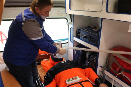 Учение по ликвидации ЧС проходит в районе