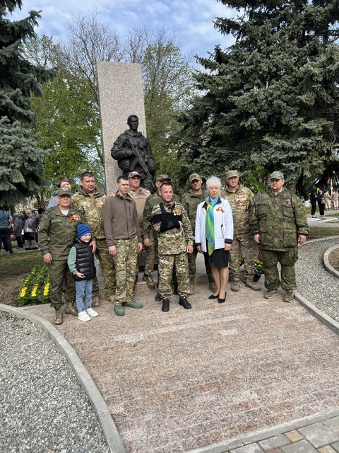 В Тбилисском районе состоялось торжественное открытие памятника участникам СВО!