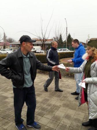 В Тбилисской прошла молодежная патриотическая акция «Герои Отечества»