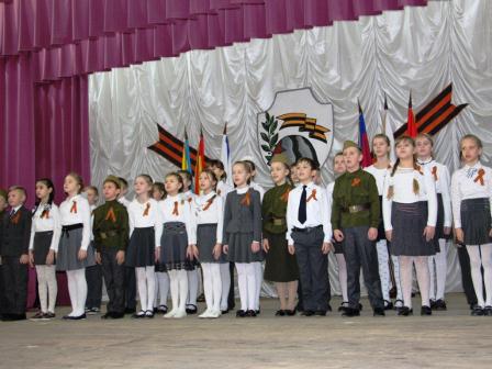 В Тбилисском районе торжественно открыли месячник оборонно-массовой и военно-патриотической работы