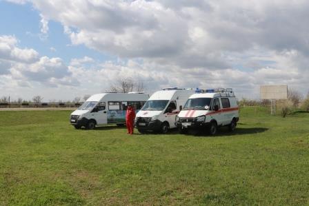 Учение по ликвидации ЧС проходит в Тбилисском районе