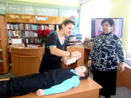 Школа безопасности в Тбилисской Центральной детской библиотеке 