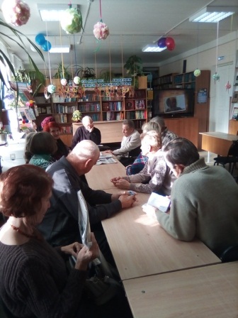 Плановое заседание поэтического клуба «Серебряные струны» 