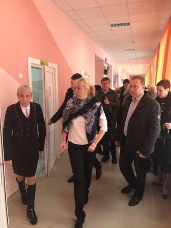 Начальную школу села Ванновского посетил вице – губернатор Краснодарского края