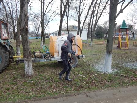 Улицы станицы Тбилисской приводят в порядок