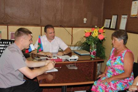 Евгений Ильин с рабочей поездкой посетил Алексее-Тенгинское поселение