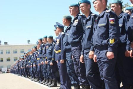 Школьники из СОШ № 5 посетили военную часть в Молькино