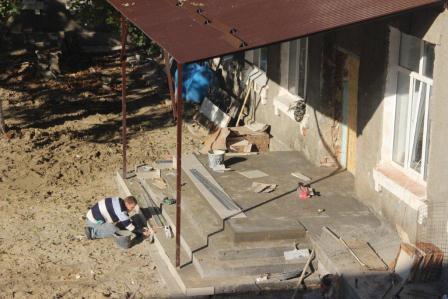 Строительные работы в ванновской школе идут полным ходом