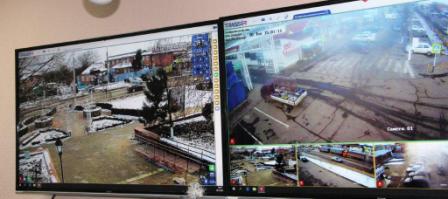 В Тбилисском районе начала работать система видеонаблюдения