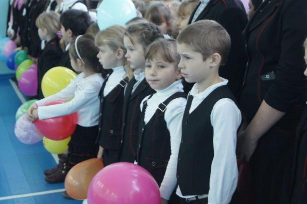 В спортзале школы №4