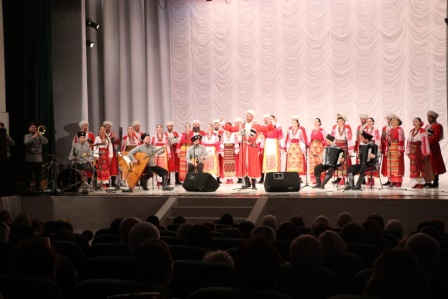 Кубанский казачий хор выступил в станице Тбилисской