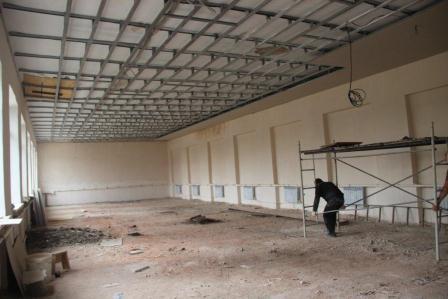 В ванновской школе полным ходом идут ремонтные работы