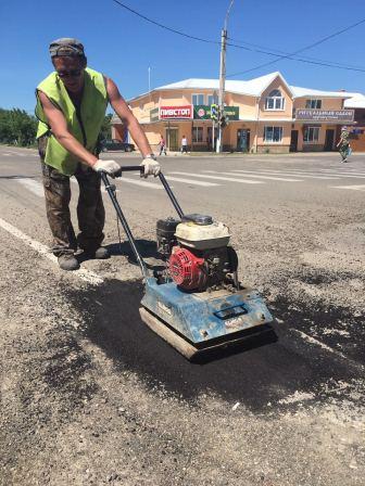 В Тбилисской ямочный ремонт дорог выполнен на улицах Новой и Кубанской 