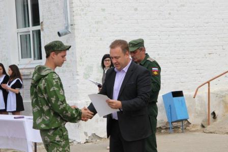 Торжественное закрытие учебных сборов состоялось в Тбилисском районе