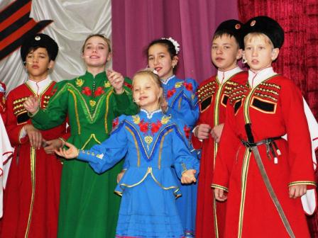 В Тбилисском районе торжественно открыли месячник оборонно-массовой и военно-патриотической работы