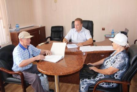 Глава Тбилисского района провел прием граждан