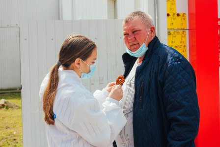 В Тбилисском районе проходит акция «Георгиевская ленточка»
