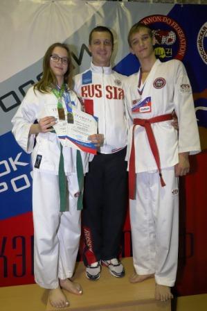 Анастасия Талицкая завоевала две медали в Кубке Юность России по тхэквондо