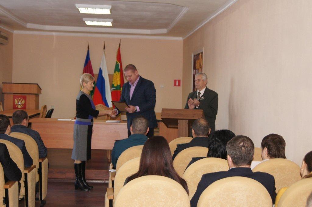 Вручение благодарственных писем