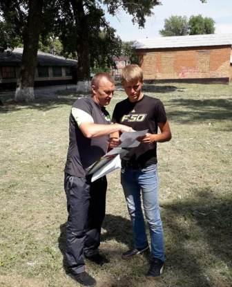 В селе Ванновском прошли соревнования по спортивному ориентированию