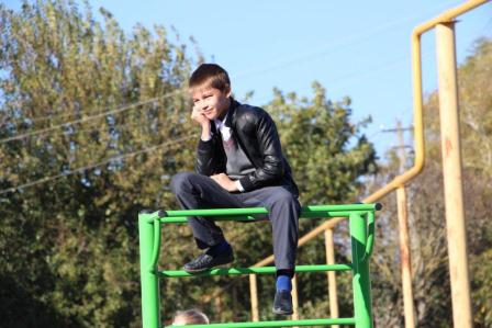 В хуторе Марьинском Тбилисского района торжественно открыли многофункциональную спортивную площадку